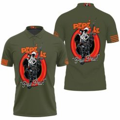 Pepe Le Pew Pew Pew For Lovers 3d Polo Shirt Model A32306 All Over Print Shirt 3d T-shirt