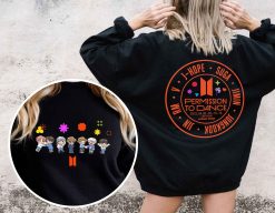 Permission To Dance Las Vegas Bts April 2022 Concert Art Unisex Sweatshirt