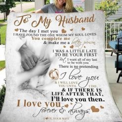 Personalized Family To My Husband Quilt Blanket From Wife You Make Me A Better Person Great Customized Blanket Gifts For