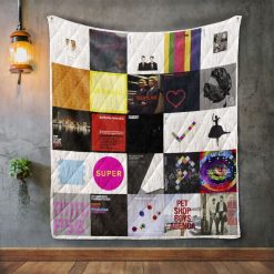 Pet Shop Boys Album Covers Quilt Blanket