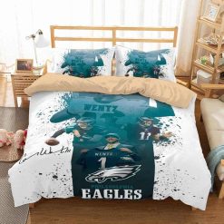 Philadelphia Eagles Carson Wentz Bedding Set