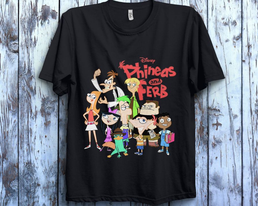 Phineas And Ferb Funny Cartoon Disney Shirt