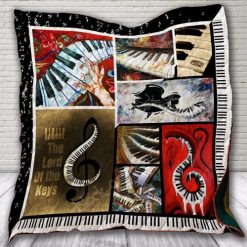 Piano The Lord Of The Keys Quilt Blanket Great Customized Gifts For Perfect Gifts For Piano Lover