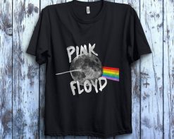 Pink Floyd Logo Band Rock Music Rainbow Unisex Gift T-Shirt