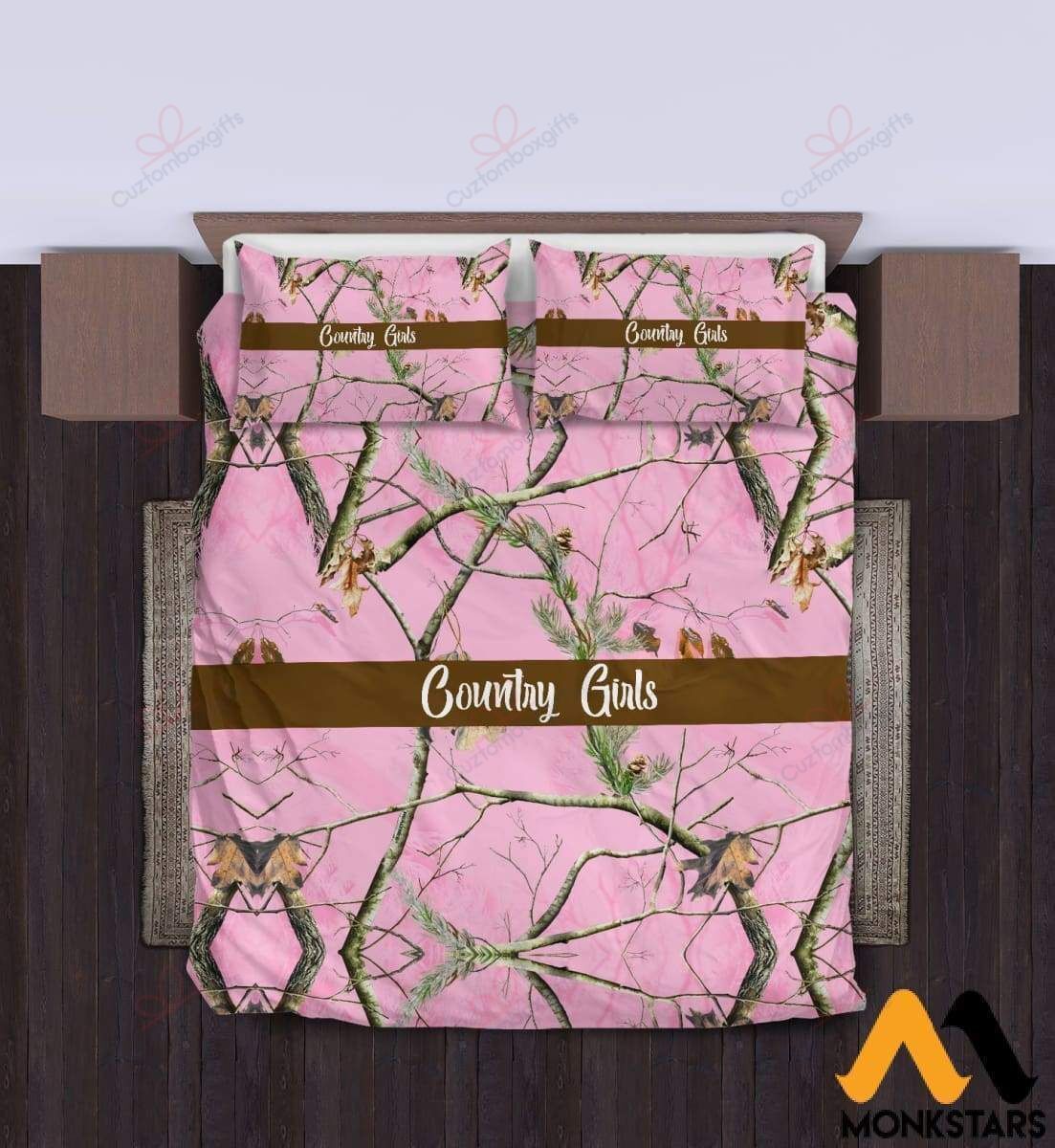 Pink Real Tree Camo Bedding Set