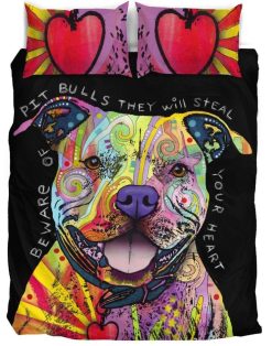 Pit Bull Cotton Bedding Sets