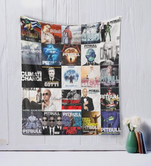 Pitbull Singer Don’t Stop The Party Quilt Blanket Great Customized Blanket Gifts For