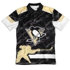 Pittsburgh Penguins Nhl Thematic Polyester Polo Shirt 3d All Over Print Shirt3762 All Over Print Shirt 3d T-shirt