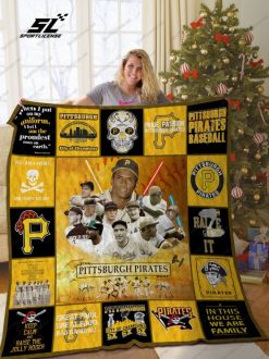 Pittsburgh Pirates Quilt Blanket Ver 17