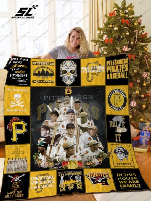 Pittsburgh Pirates Quilt Blanket