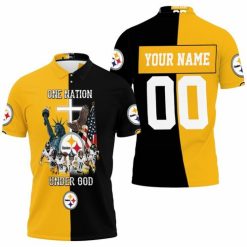 Pittsburgh Steelers One Nation Under God Great Players Team 2020 Nfl Personalized Polo Shirt Model A7145 All Over Print Shirt 3d T-shirt