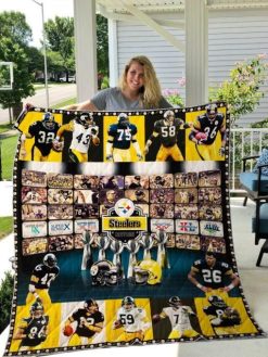 Pittsburgh Steelers Quilt Blanket 01