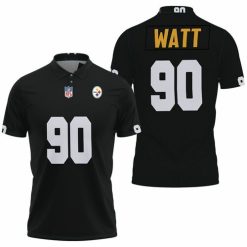 Pittsburgh Steelers T J Watt Black Jersey Inspired Style Polo Shirt Model A29055 All Over Print Shirt 3d T-shirt