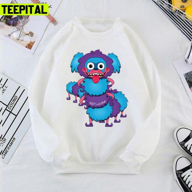 Pj Pug-a-pillar Long Sleeve Sweatshirt Casual Hoodie Poppy Playtime Poppy  Playtime Fanart He Drew Creepy Cute - Hoodies & Sweatshirts - AliExpress