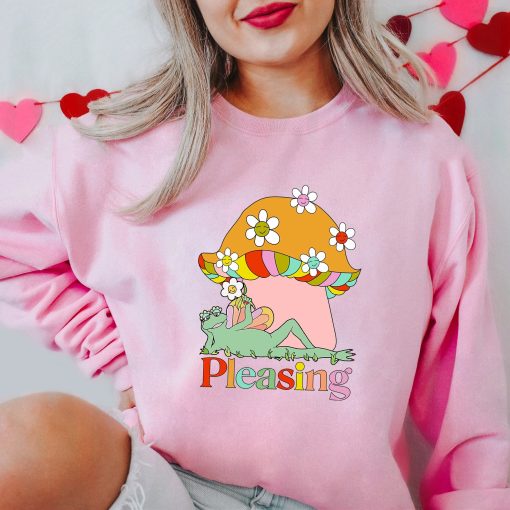 Pleasing Frog Shroom Bloom Harry Inspired Unisex Sweatshirt