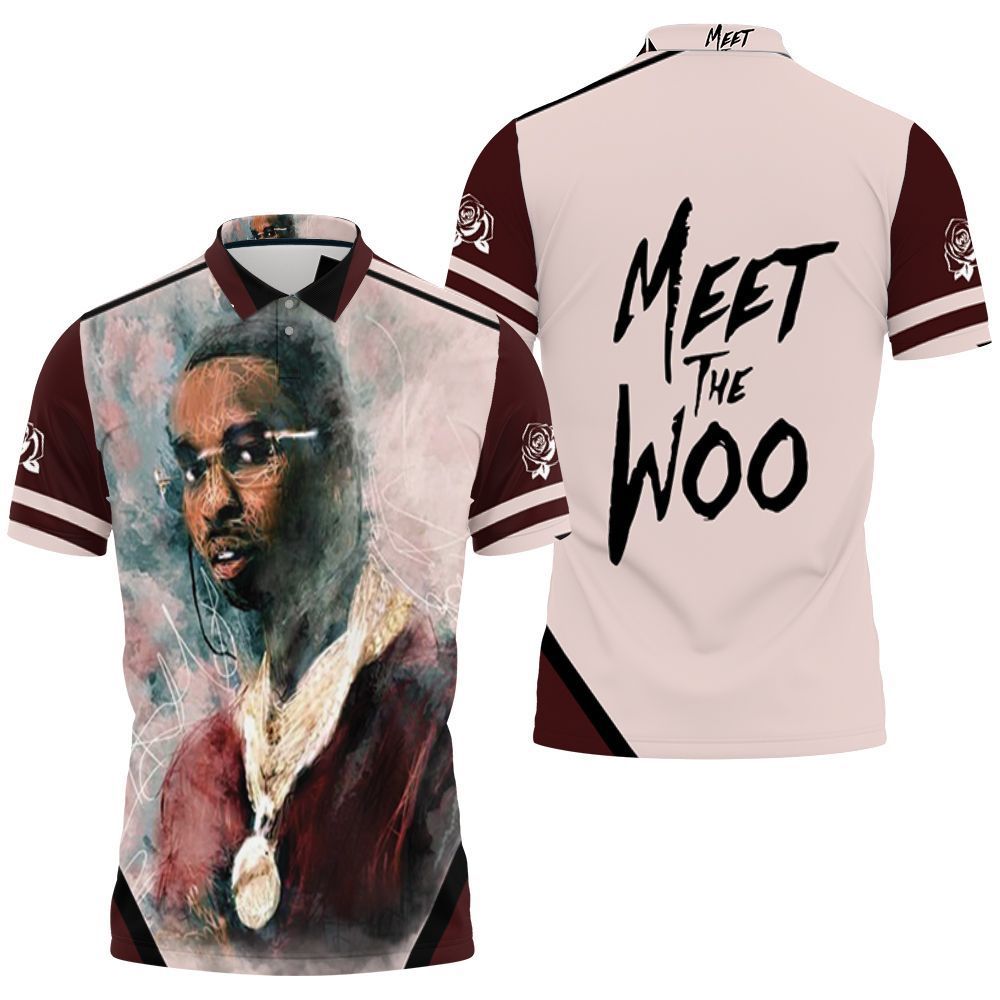 Pop Smoke Oil Paint Rap Hiphop Style 3d Polo Shirt Jersey All Over Print Shirt 3d T-shirt