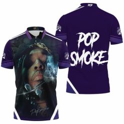 Pop Smoke Shoot For The Stars Aim For The Moon Rose Symbol Polo Shirt Model A32377 All Over Print Shirt 3d T-shirt