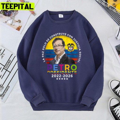 Portrait Of Gustavo Petro Colombia Unisex T-Shirt