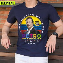 Portrait Of Gustavo Petro Colombia Unisex T-Shirt