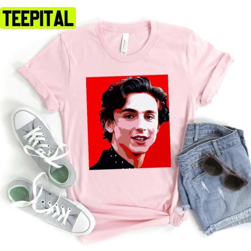 Portrait Of Timothee Chalamet Unisex T-Shirt