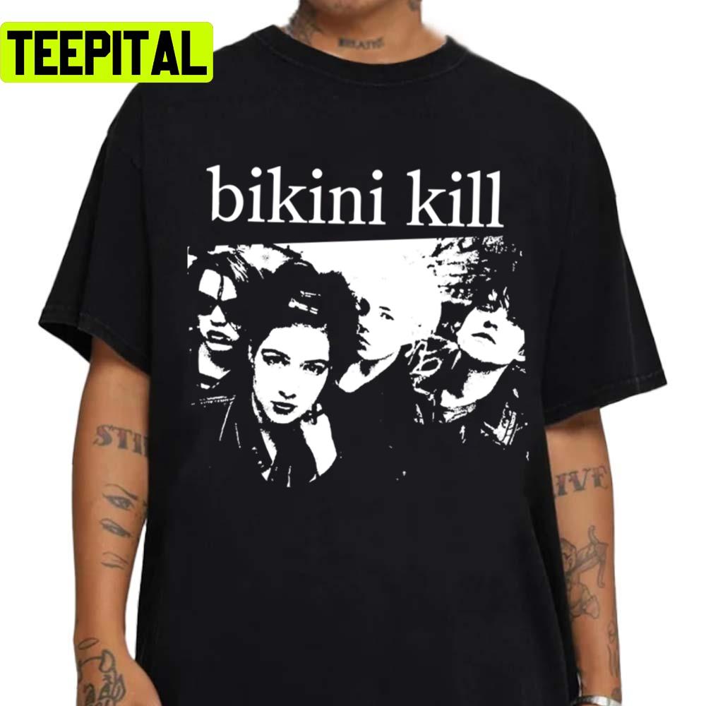 Portraits Of The Rock Band Bikini Kill Unisex T-Shirt