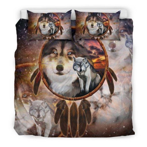 Premium Charmed Wolf Cotton Bedding Sets