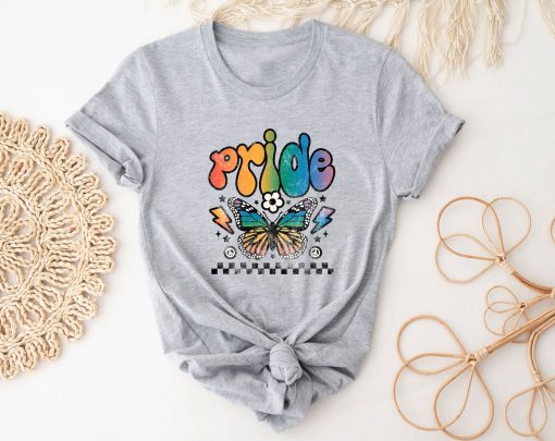 Pride Butterfly Lgbt Pride Month Unisex T-Shirt