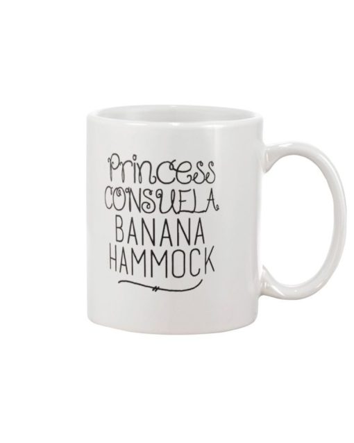 Princess Consuela Banana Hammock Premium Sublime Ceramic Coffee Mug White