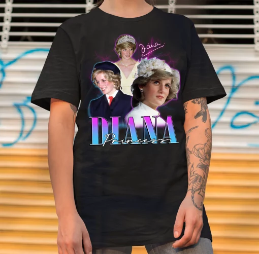 Princess Diana 80s Vintage Retro Unisex T-Shirt