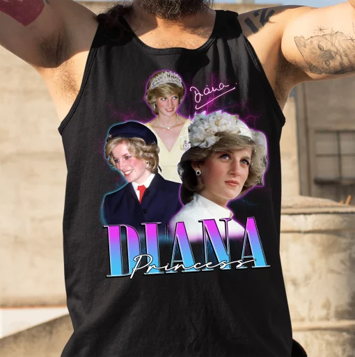 Princess Diana 80s Vintage Retro Unisex T-Shirt