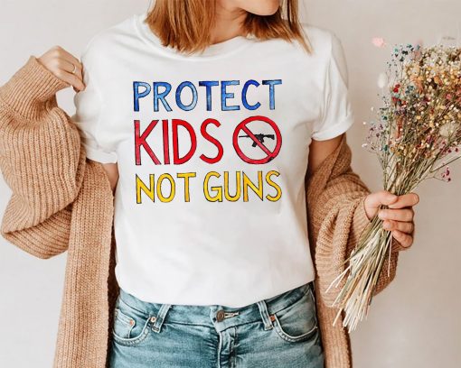 Protect Kids Not Guns Texas Shooting Gun Control Anti Guns Uvalde Texas Strong Unisex T-Shirt