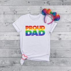 Proud Dad Lgbt Pride Month Father’s Day Unisex T-Shirt