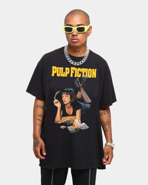 Pulp Fiction Uma Thurman Portrait Design Unisex T-Shirt