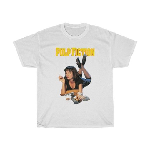 Pulp Fiction Uma Thurman Portrait Design Unisex T-Shirt