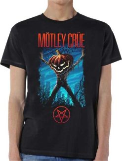 Pumpkin Head Motley Crue Band Unisex T-Shirt