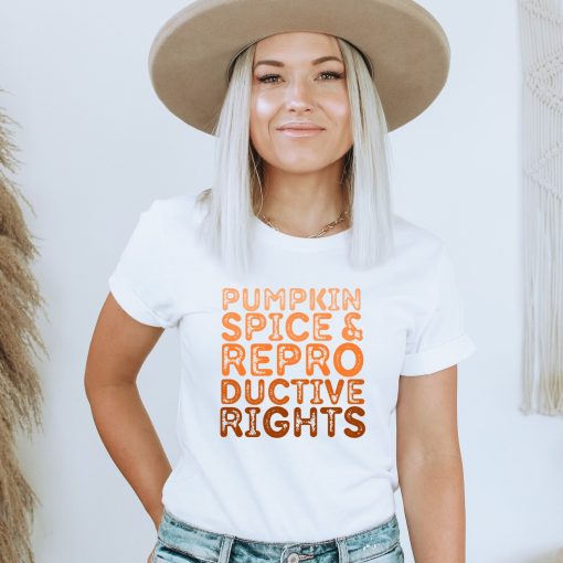 Pumpkin Spice & Reproductive Rights Human Rights Unisex T-Shirt