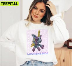 Purple Design Youtuber Laurenzside Unisex Sweatshirt