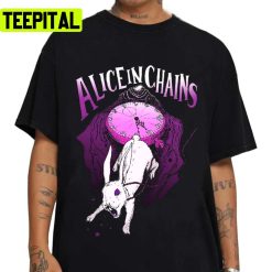 Purple Rabbit For Alice In Chains Retro Rock Band Unisex T-Shirt