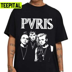 Pvris Band Logo And Personil Personil Retro Rock Band Unisex T-Shirt