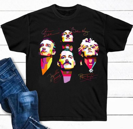 Queen Band Freddy Mercury Band Vintage Unisex T-Shirt