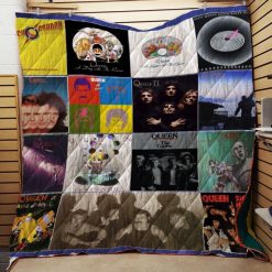 Queen Lp Albums Quilt Blanket New