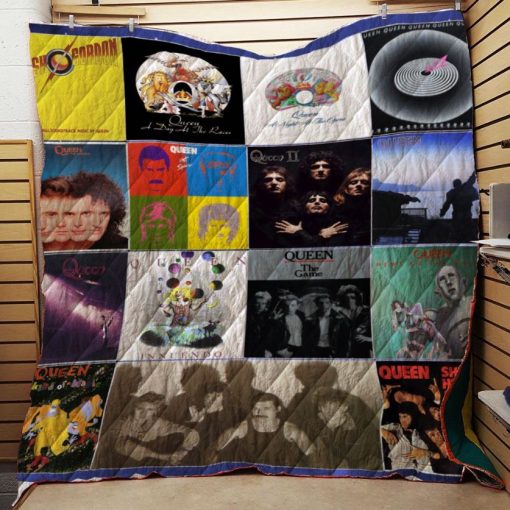 Queen Lp Albums Quilt Blanket