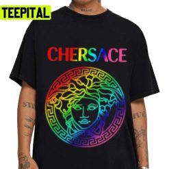 Raibow Colors Chersace Graphic Art Unisex T-Shirt