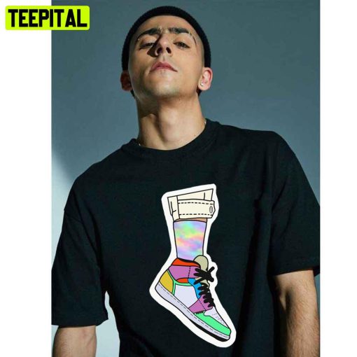 Rainbow Jordans Unisex T-Shirt