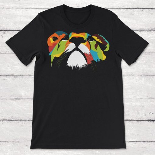 Rainbow Lion Head Unisex T-Shirt