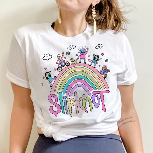 Rainbow Slipknot Crazy Party Art Unisex T-Shirt