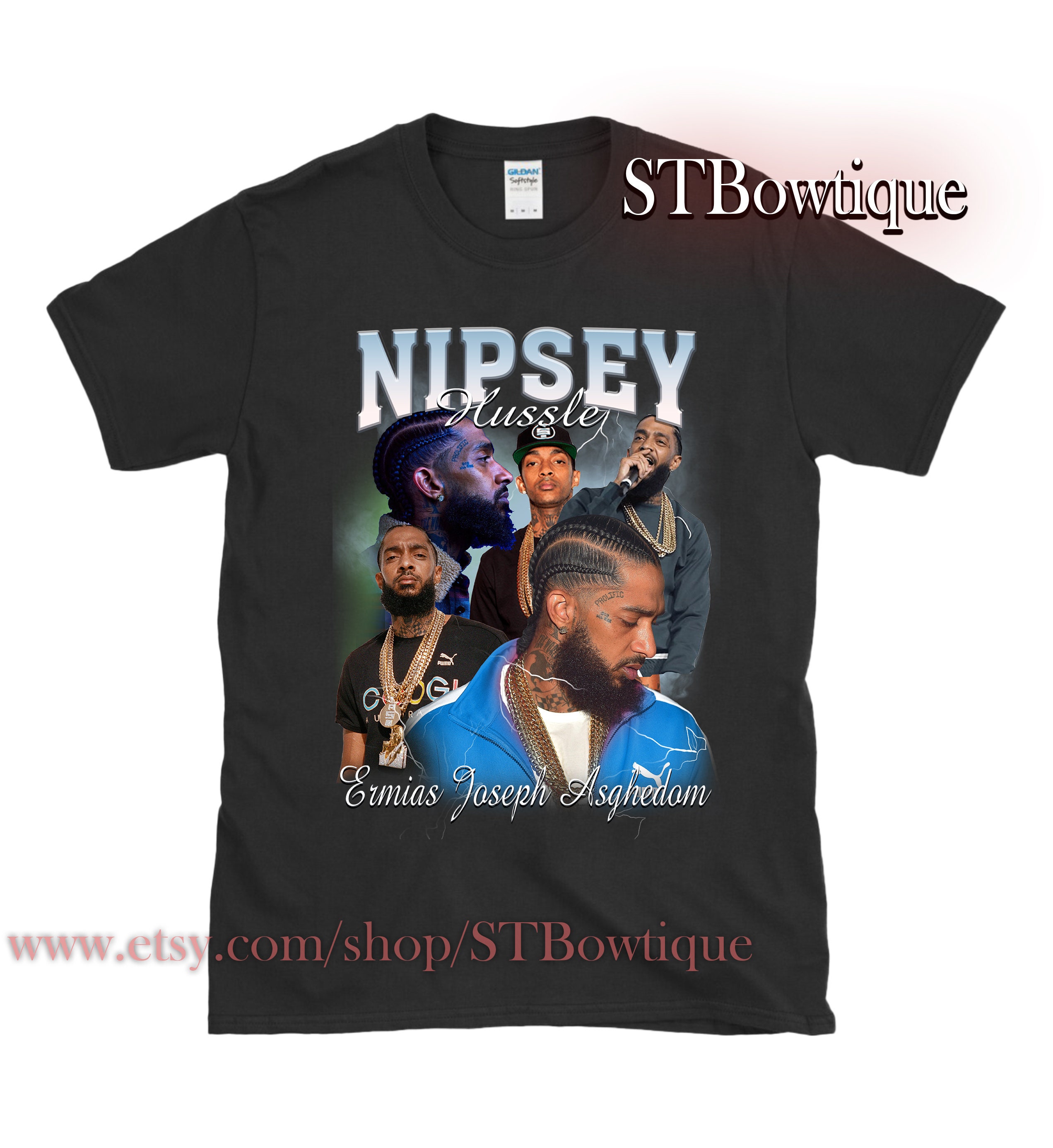 Rap Hiphop Nipsey Hussle Vintage 90’s Tour Unisex T-Shirt