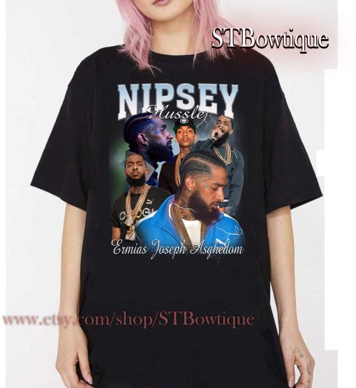 Rap Hiphop Nipsey Hussle Vintage 90’s Tour Unisex T-Shirt