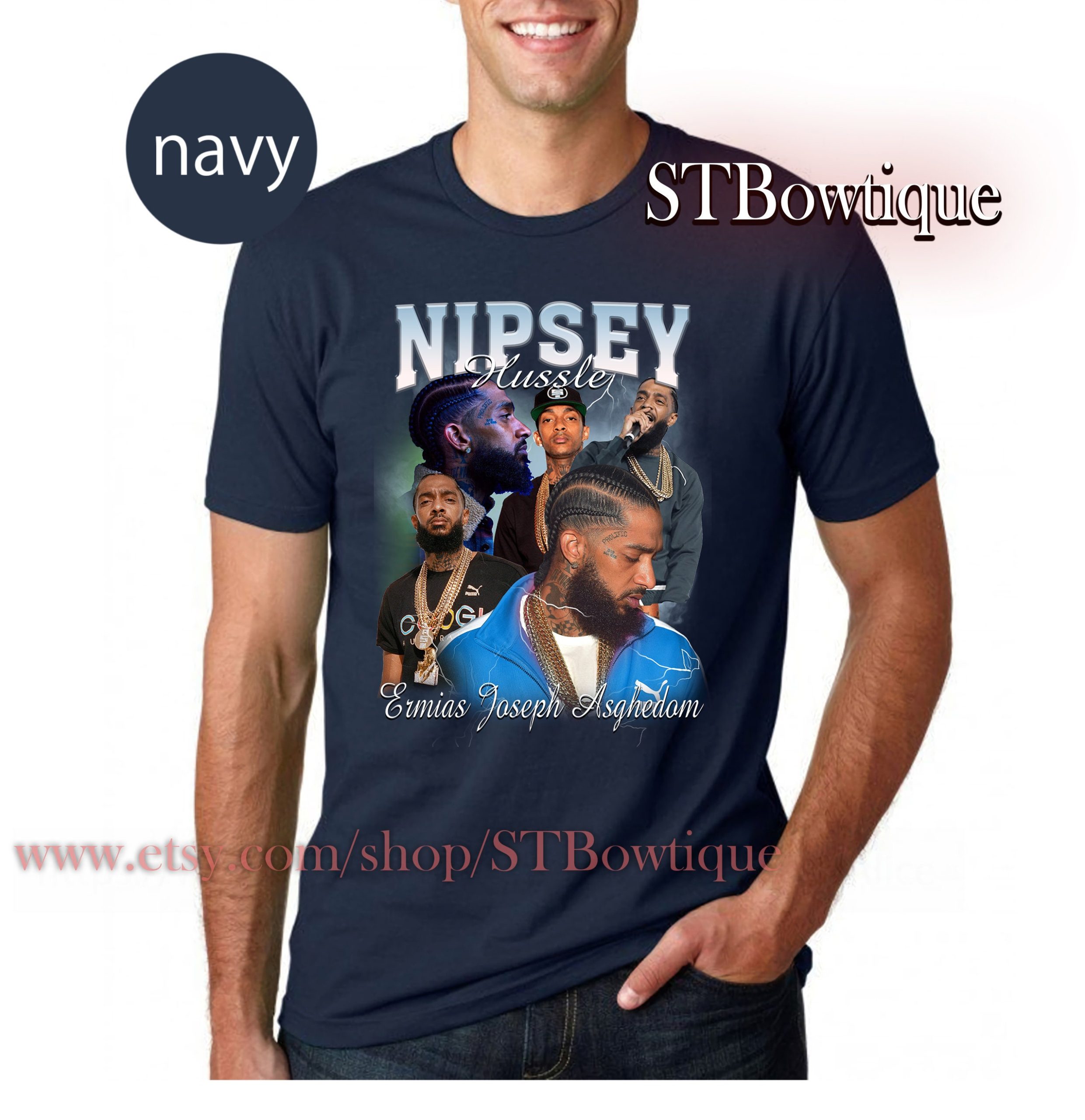Rap Hiphop Nipsey Hussle Vintage 90's Tour Unisex T-Shirt