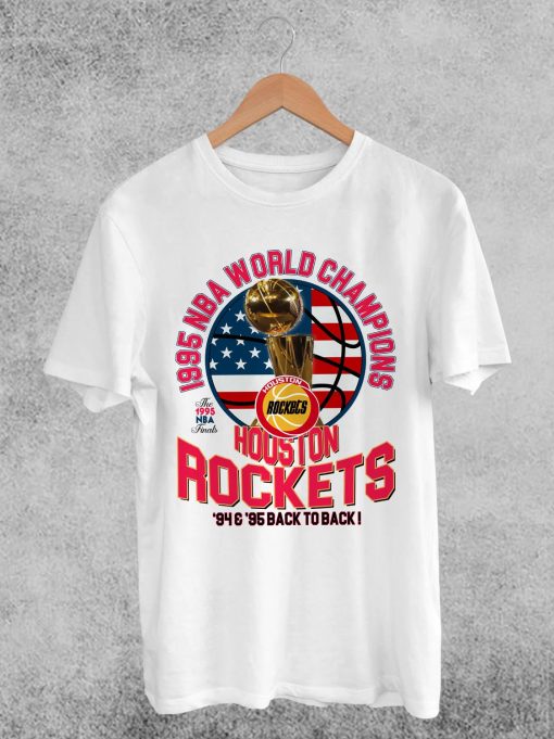 Red Art 1995 Houston Rockets World Champions Unisex T-Shirt